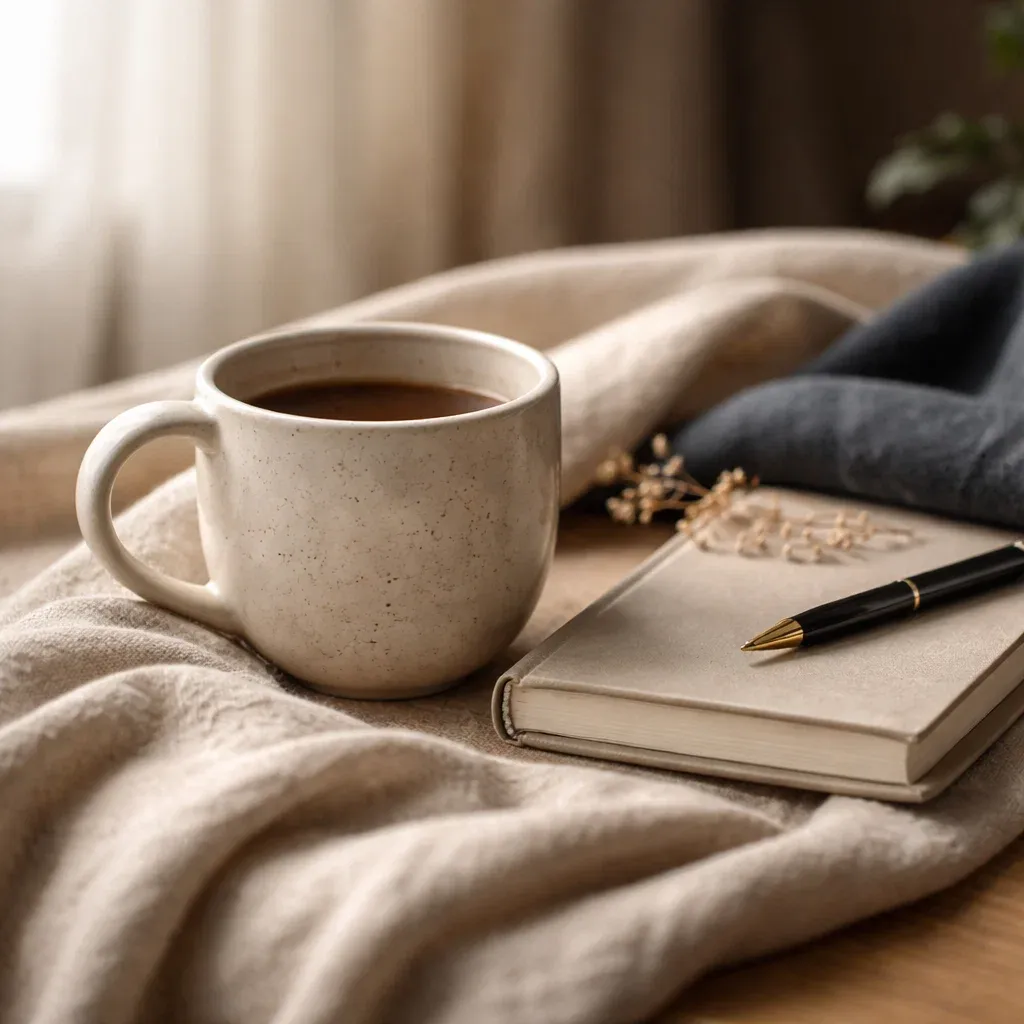 Detal wnętrza CLT budujący atmosferę uważności i troski.