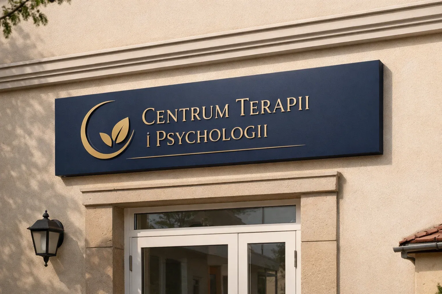 Detal szyldu lub brandingu CLT – Centrum Ludzi i Terapii.